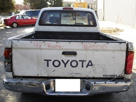 1997 TOYOTA TACOMA STD XTRA CAB SHORT BED WHITE 2.4L MT 2WD Z15065